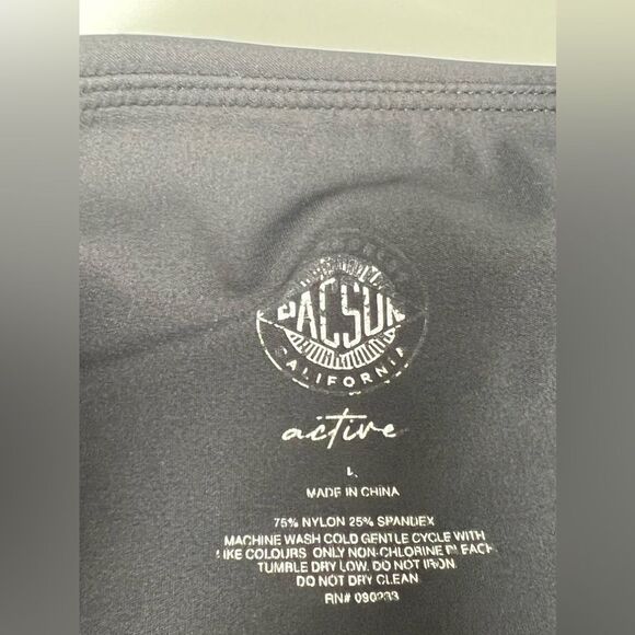 Pacsun Graphite Athletic Yoga Hiking Leggings Size L - Picture 6 of 10